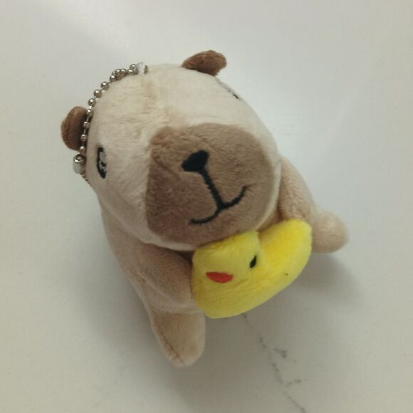 Capybara Plush mascot keychain - Picture 2 of 8